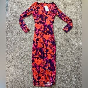 Pretty garden maxi dress